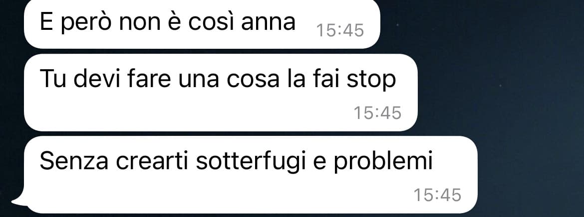 Perché ti sei innamorata di lui? Perché mi capisce e non si approfitta delle mie paranoie