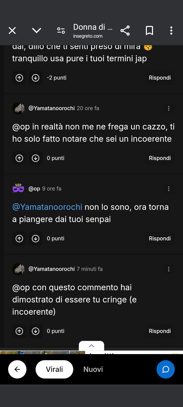 Cringe e incoerente (è la stessa che ho postato ieri, scommetto che è una di quelle che usa parole inglesi qua e la perché fa figo, e poi critica 