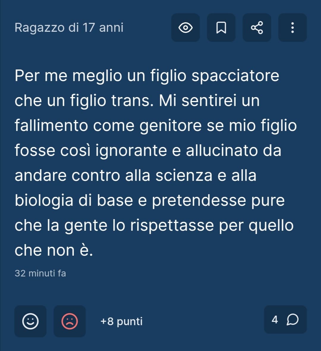 Un segreto transfobico nei virali, wow