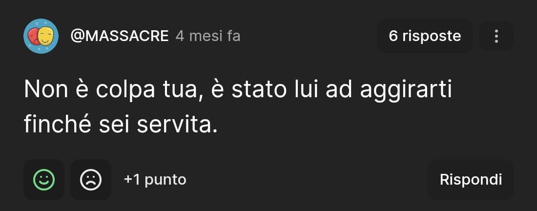 Promemoria per tutte quelle che finiscono nelle mani di quarantenni sposati e si innamorano perdutamente. Aprite gli occhi prima delle gambe 