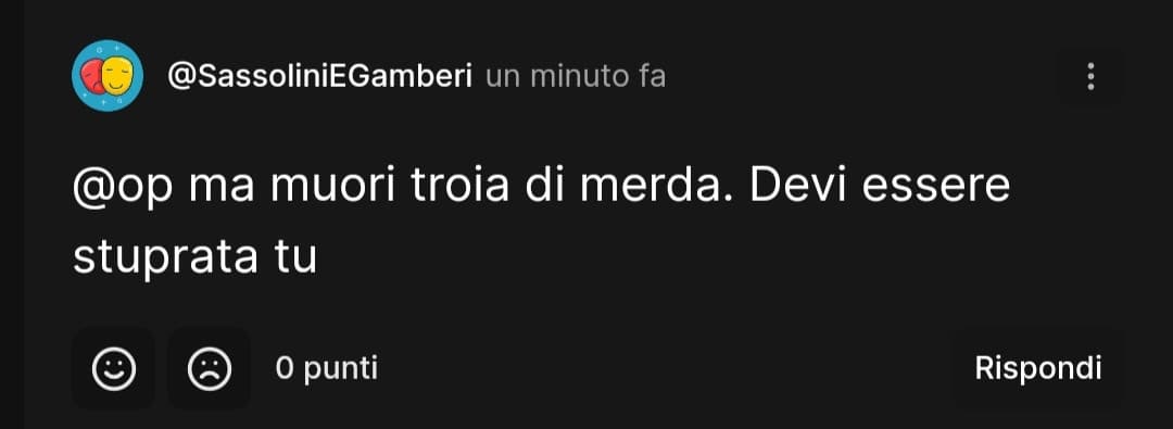 sto odio a gratis non lo capirò mai 