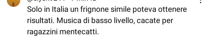 "Commenti da Sanremo"2°
Questi ragazzini mentecatti!