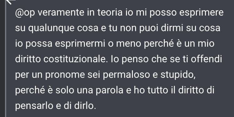 ma pensate con il culo?