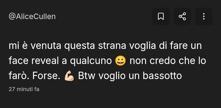 leggo i suoi segreti da un po'.