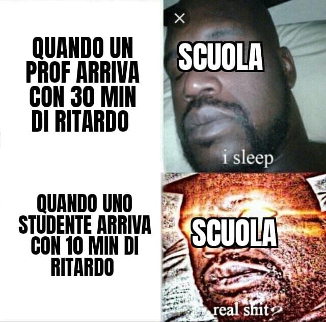 La scuola italiana be like :??