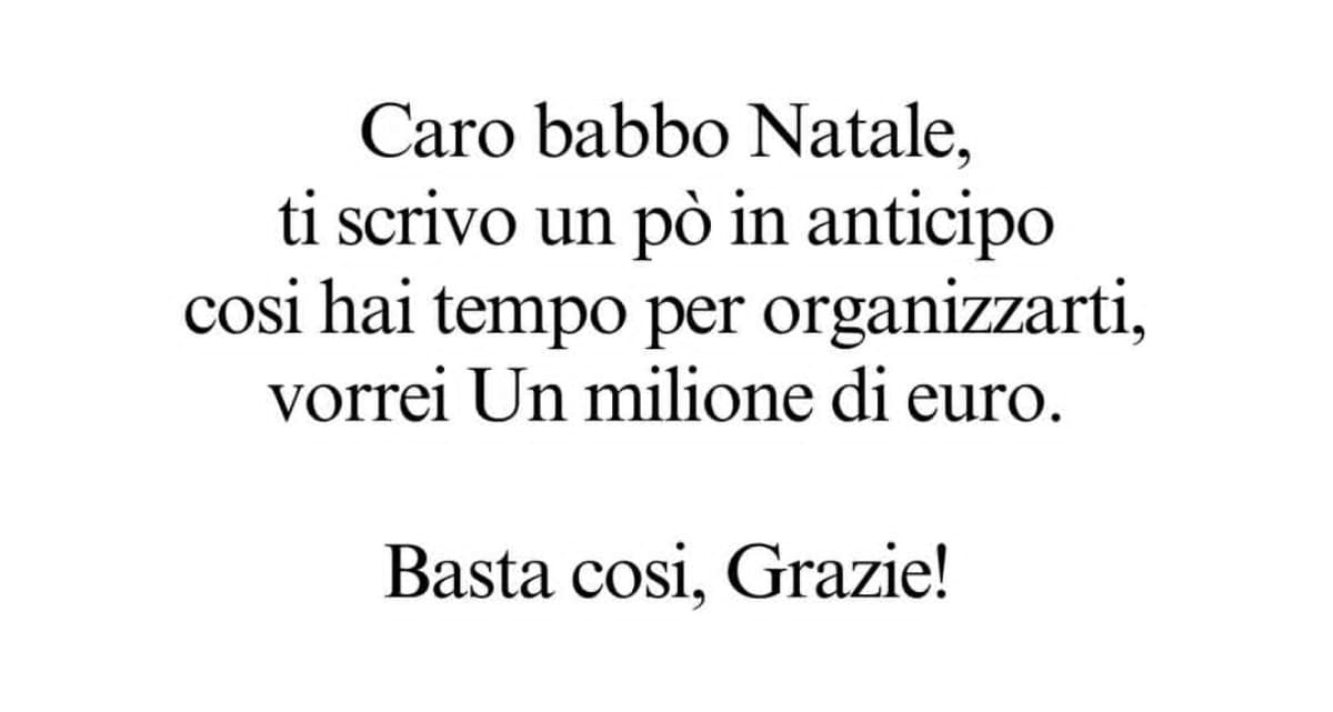 Per il resto sono apposto 