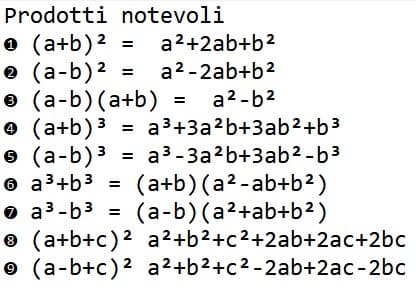 A che età avete scoperto che (a+b)² =  a²+2ab+b² ?