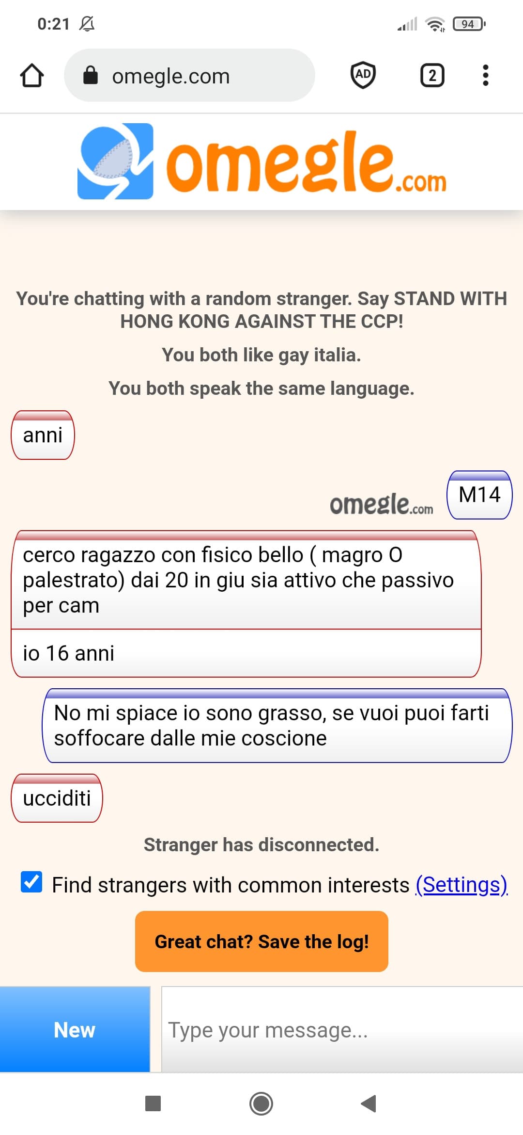 Molto pacifico mi dicevano