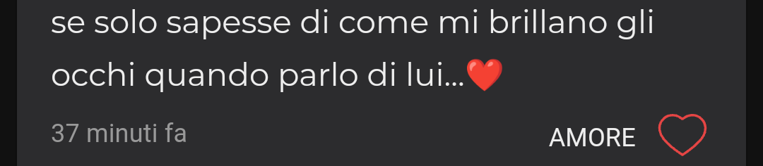 Io più o meno quando parlo di un ragazzo che conosco