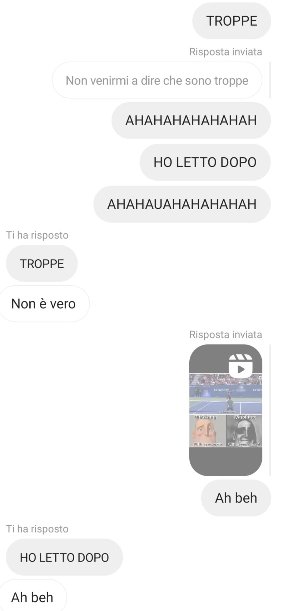 Quando passi troppo tempo con la stessa persona e finite per scrivere e pensare le stesse cose: