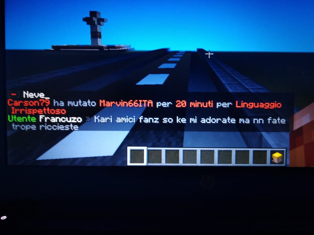 Francuzzo pure su Minecraft ?