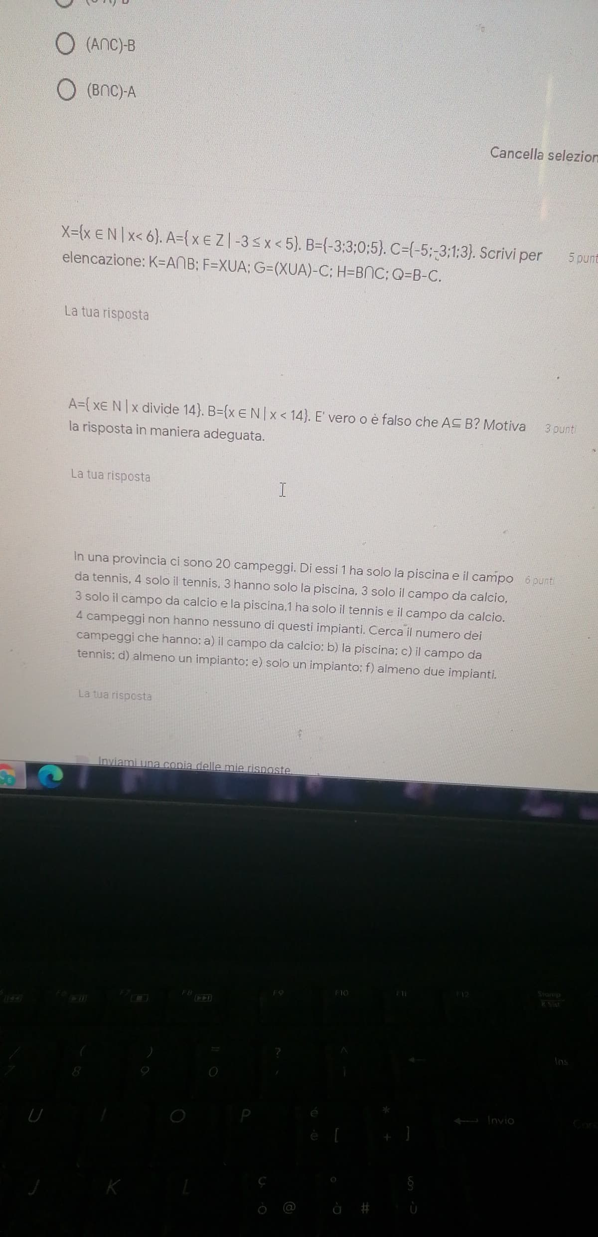 Qualcuno che riesca a farmi questi problemi? Sono disperata qwq