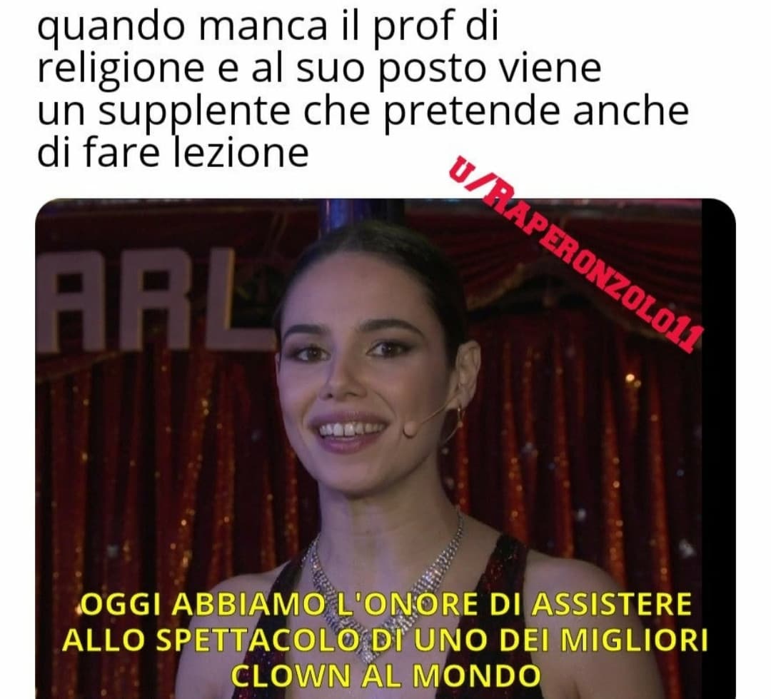 Non sei un circo,sei l'intero clown.