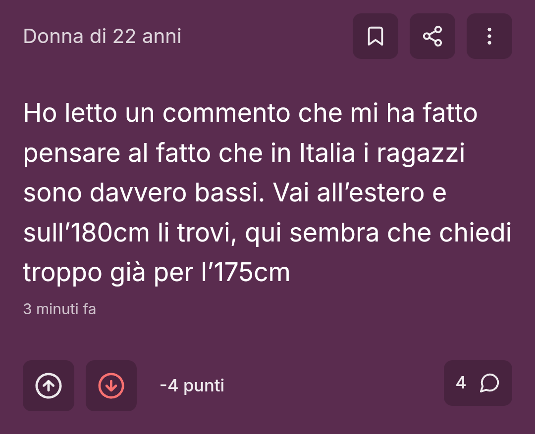 Questo segreto mi fa pensare che sono rimasto uno dei pochi a cui interessa esclusivamente il carattere di una persona e escludo sempre il fisico