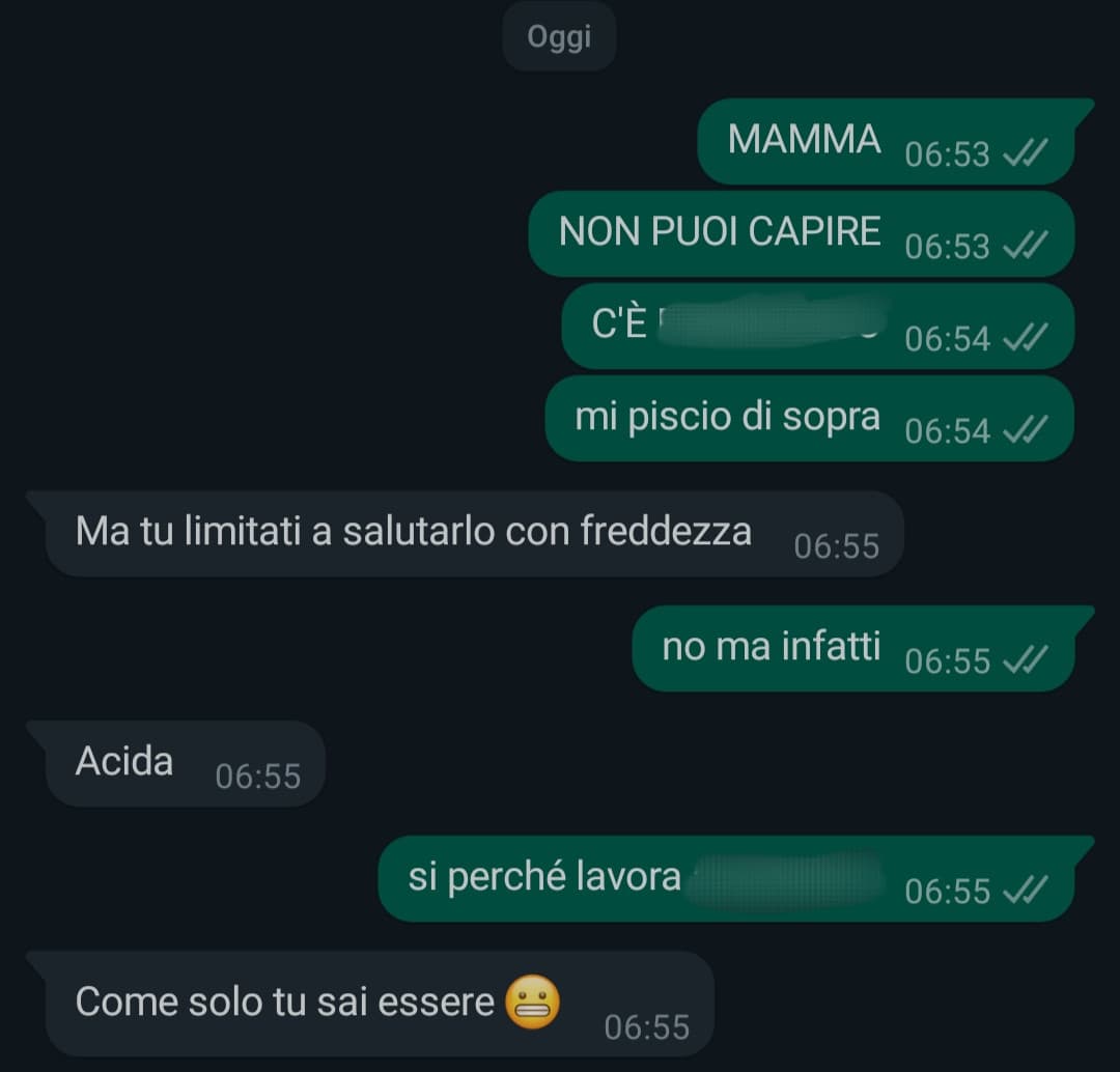 mia mamma motivazionale stamattina ? Non ho voglia di andare a scuola ci sto andando solo perché mi voglio fare interrogare in fisica