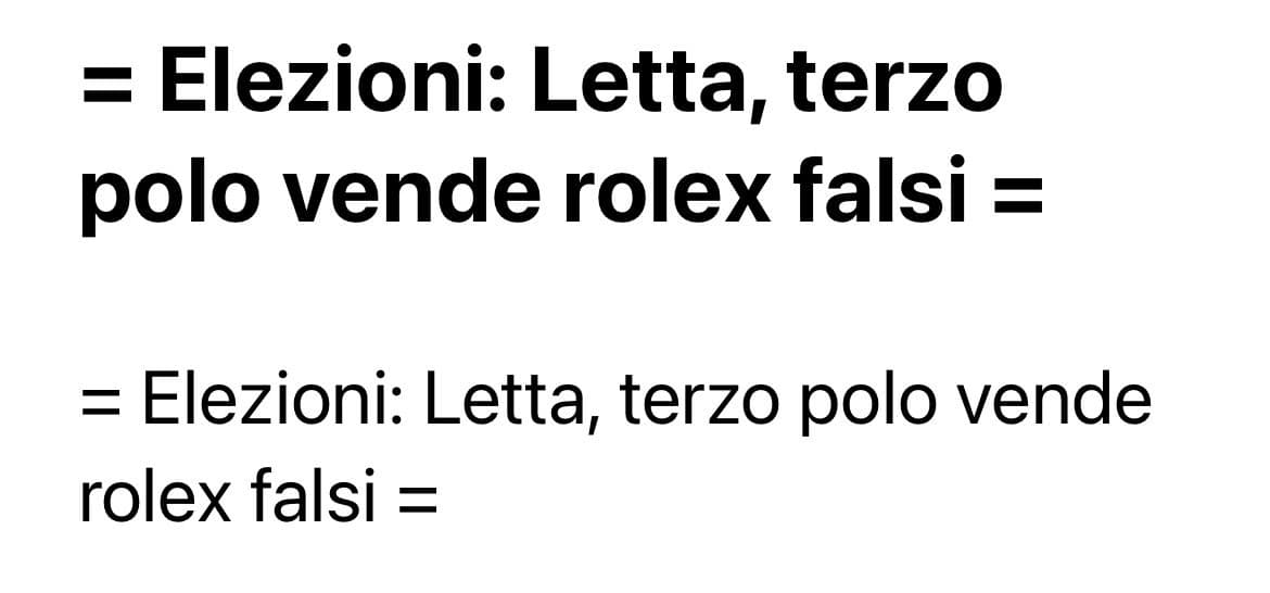 Vabbè credo che Letta abbia visto un grande antico altrimenti non me lo spiego 