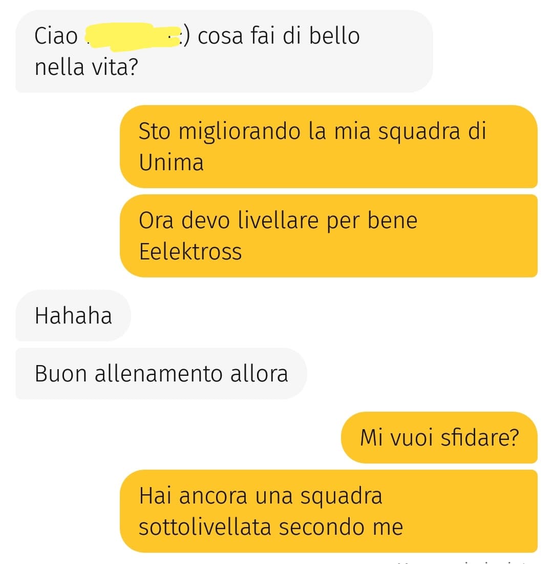 Chat di un certo spessore 