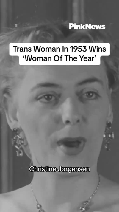 Prima donna trans a vincere il titolo di "donna dell'anno", nel 1953