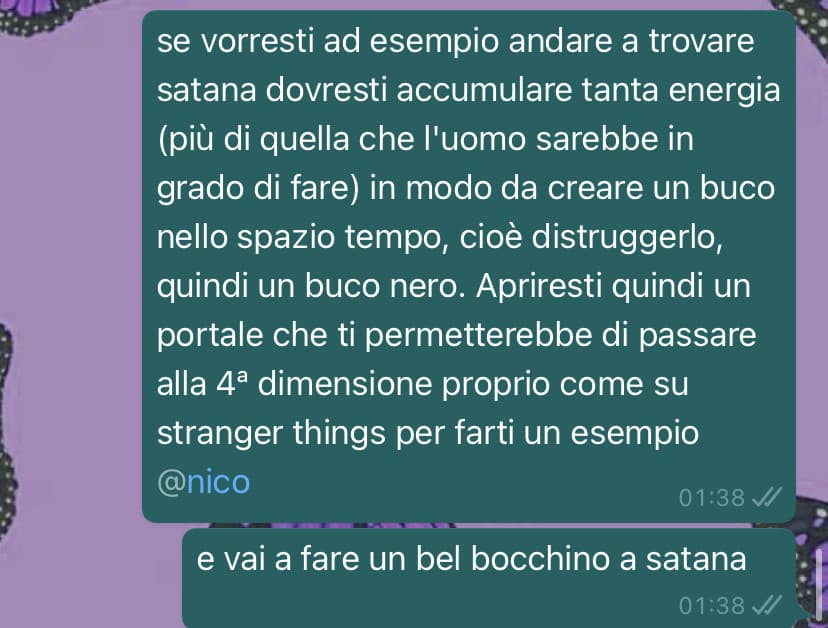 cioè io ci sto provando a spiegarlo a sto ritardato leucemico ma non ce la fa con i neuroni 