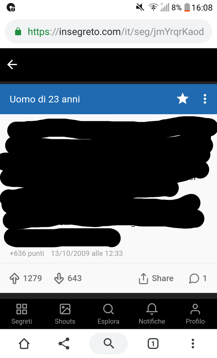 Vedi Nic? Lo vedi? Non c'è nessun tag, QUEST'UOMO È STATO MOLTO FORTUNATO, PERCHÉ NOI DOBBIAMO IMPAZZIRE?! PERCHÉ?!