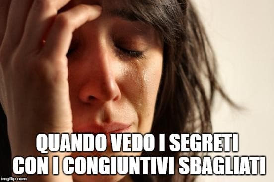 I congiuntivi, questi sconosciuti