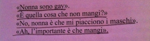 In ogni caso “la nonna è sempre la nonna” ? ~?️‍?