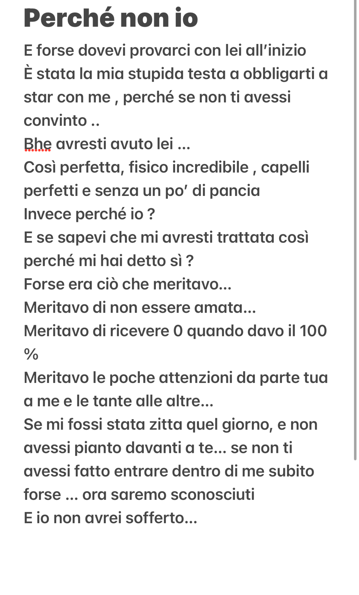 Nulla una nota condivisa con voi