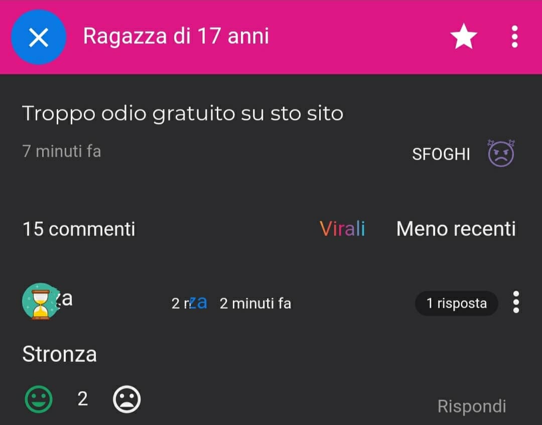 Mi fanno troppo ridere ste cose così dirette