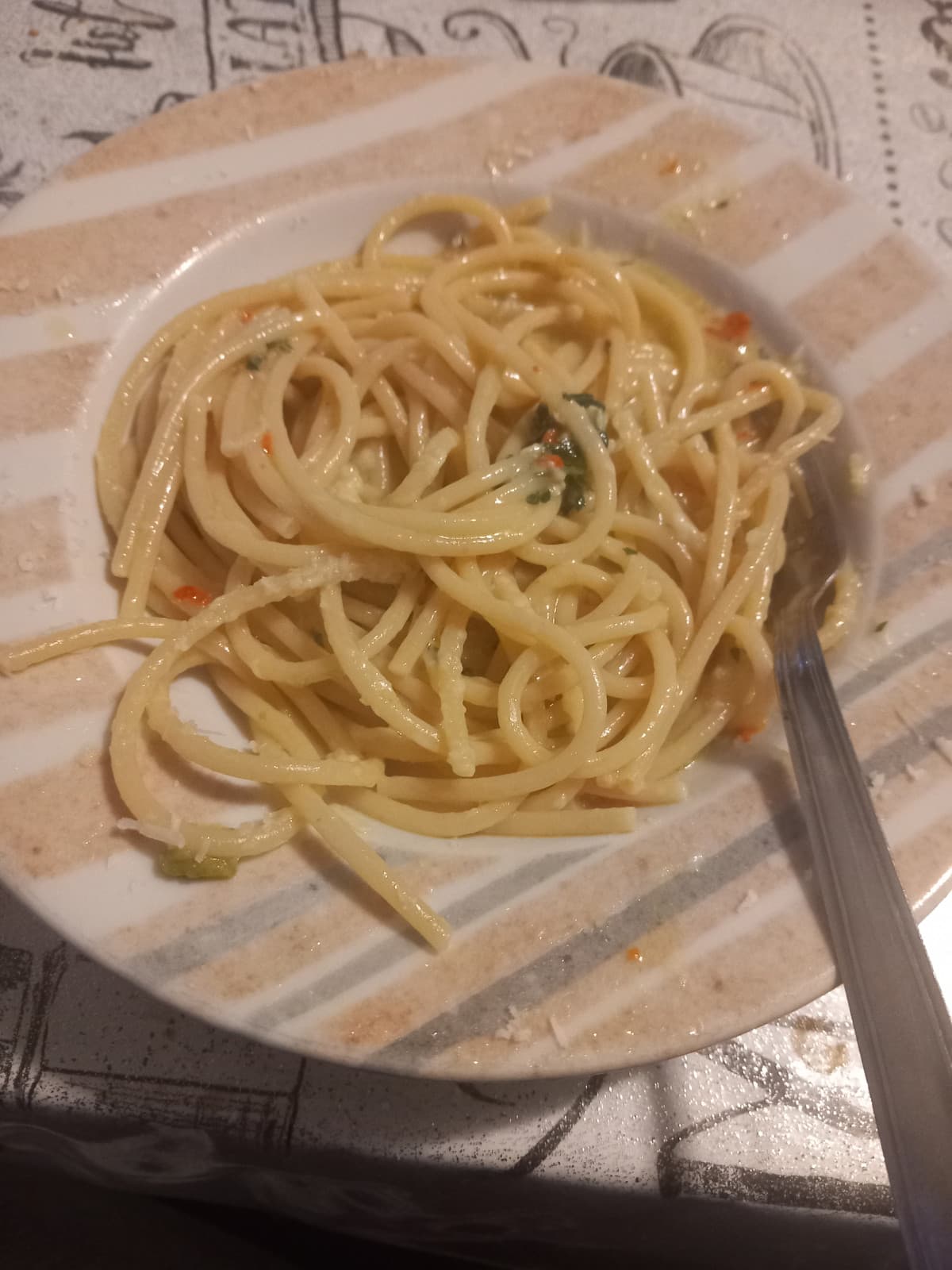 Aglio olio e peperoncino la mattina che posso chiedere di più?