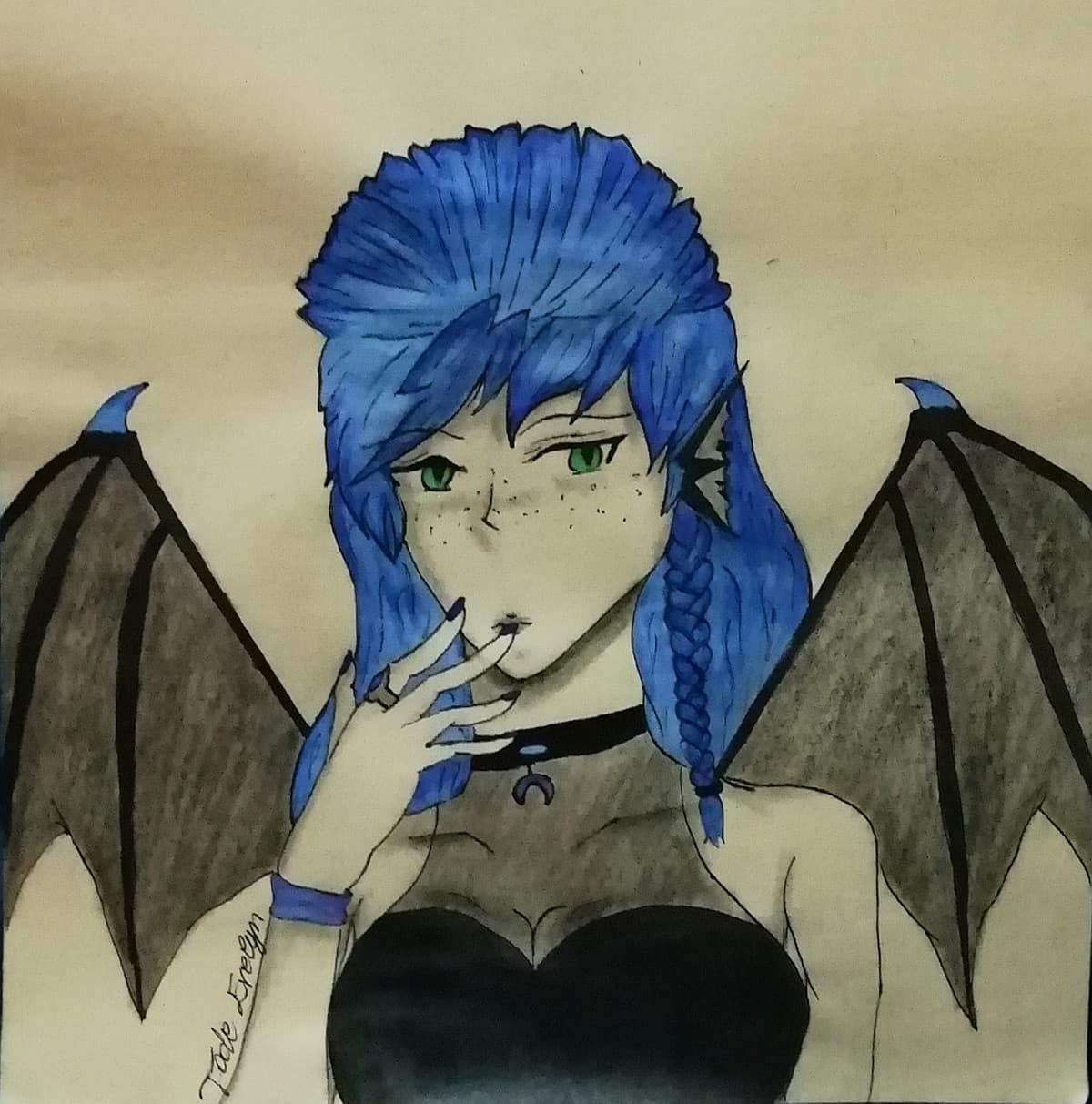 Tralasciando gli errori che ho fatto e il fatto che è sproporzionato. Pareri sul disegno?