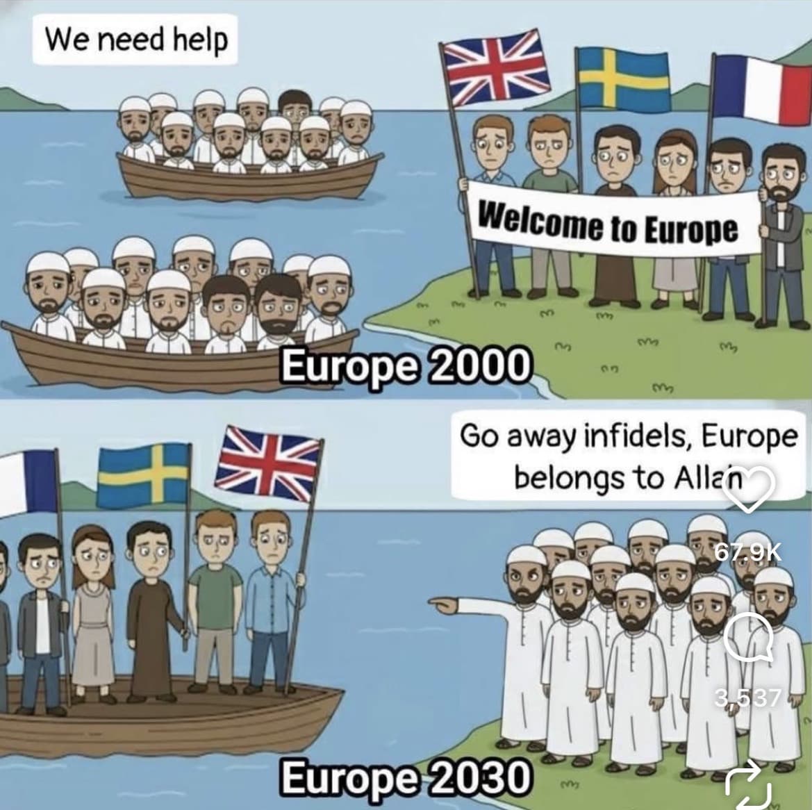+ di 5.000-10.000 religioni nel mondo, ma sempre loro, gli unici che danno fastidio.