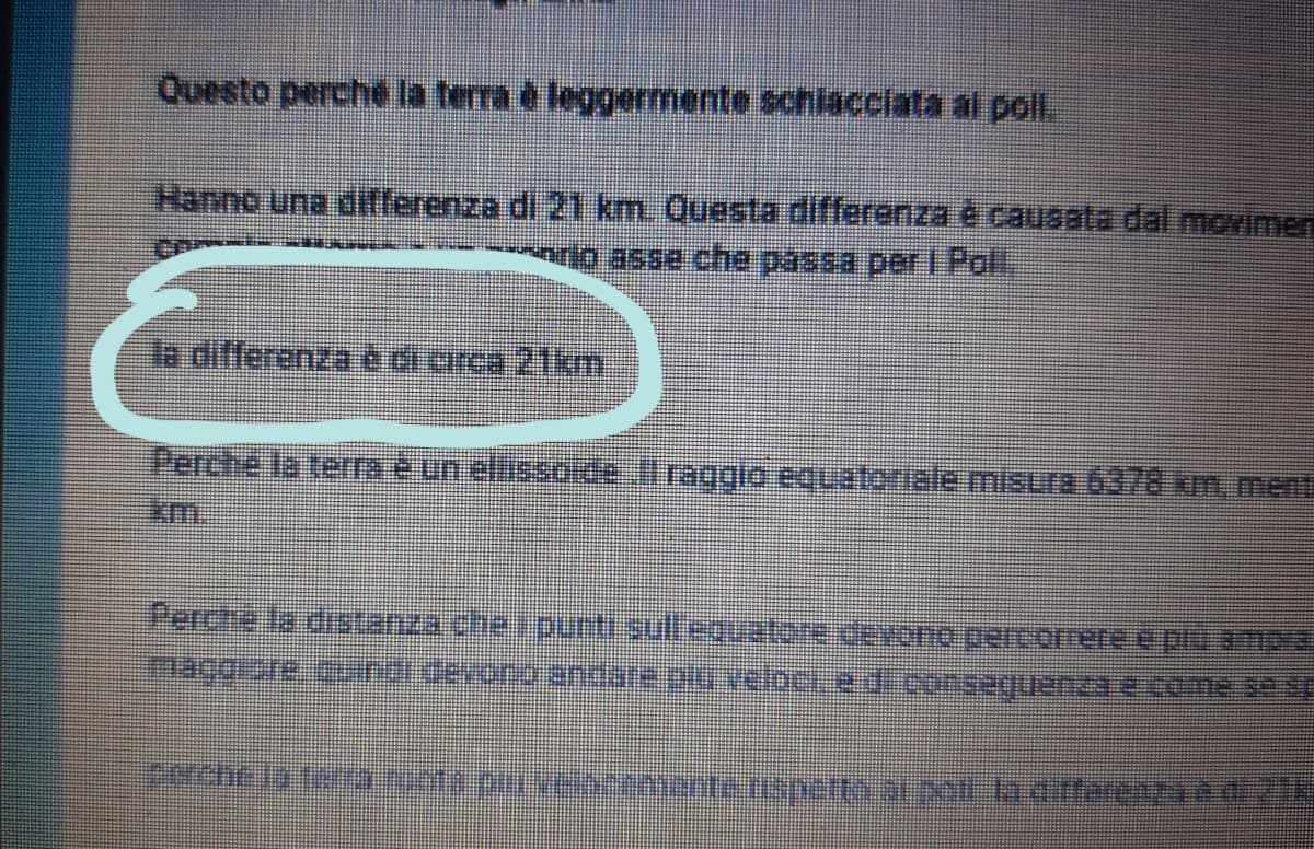 Spiega perché la terra non è sferica
Io: