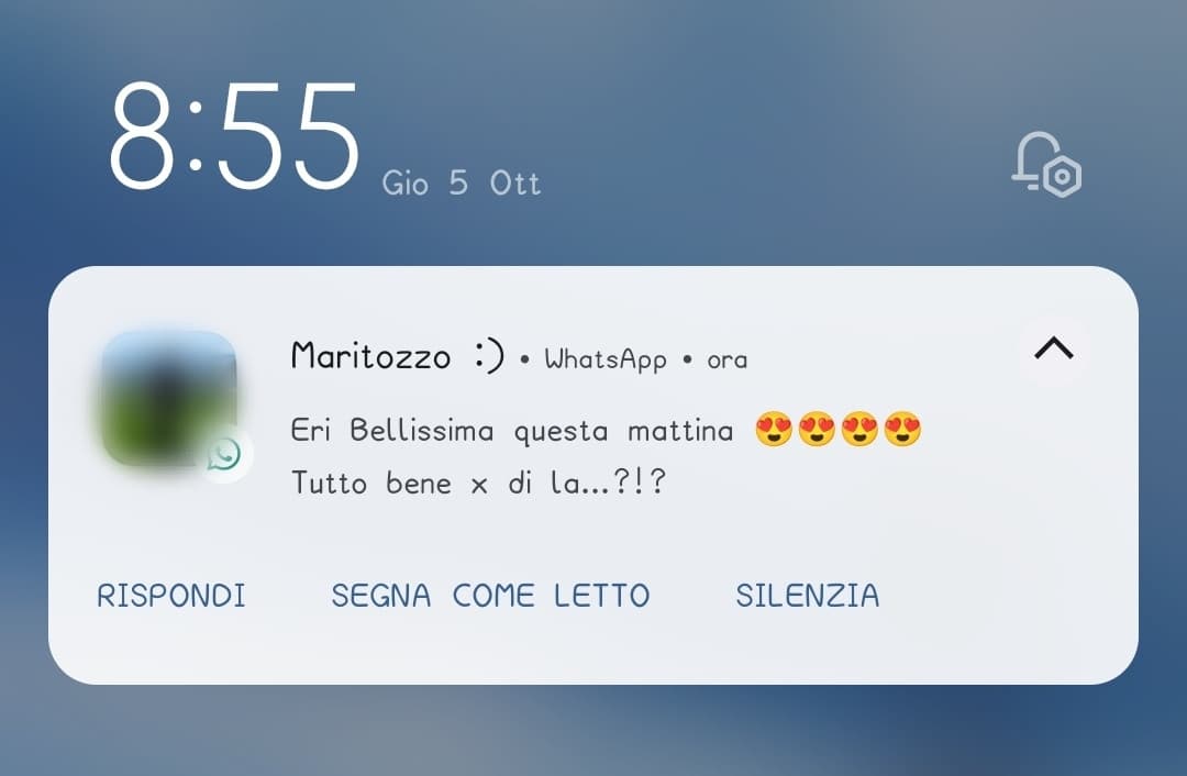 E ciao...io liquefatta😍❤️