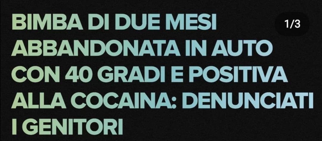cosa ho appena letto