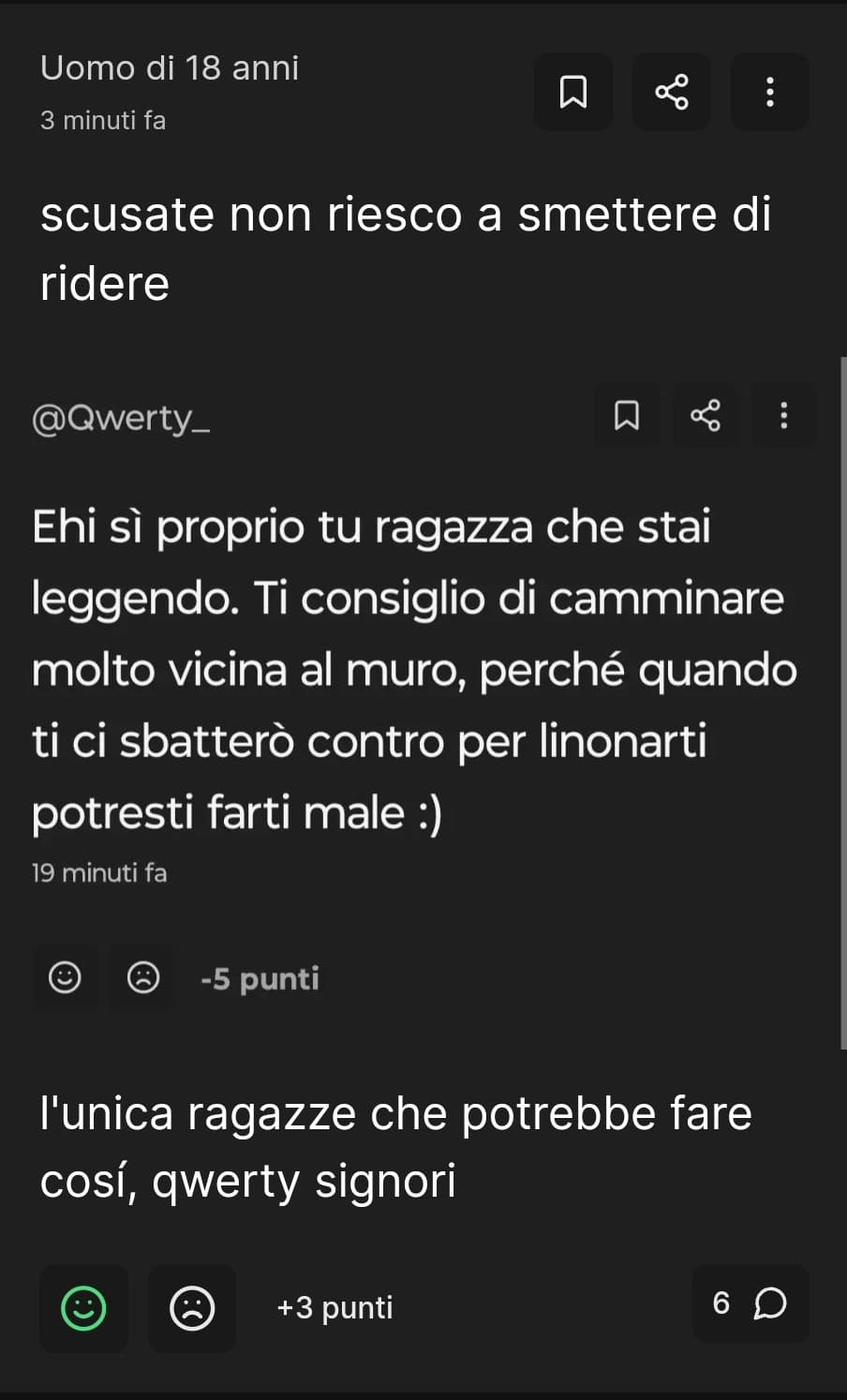 Almeno qualcuno che mi apprezza 😁 (sì faccio un Inception)