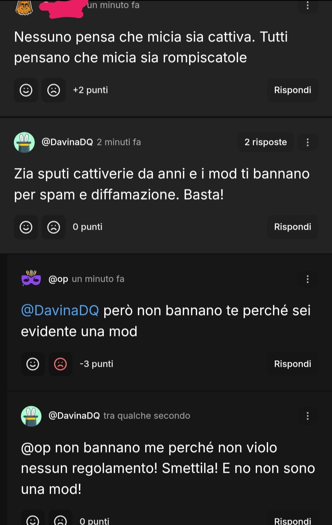 Raga sono una mod e non lo sapevo.. Nic dove sono i miei soldi??? 😾 pagatemi! 