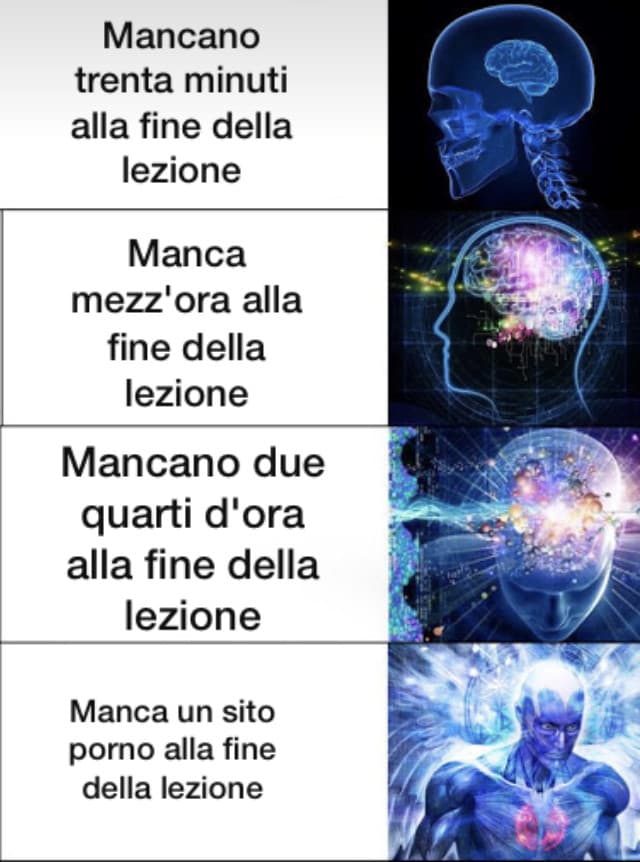 Che palle sono a scuola, mi sparo