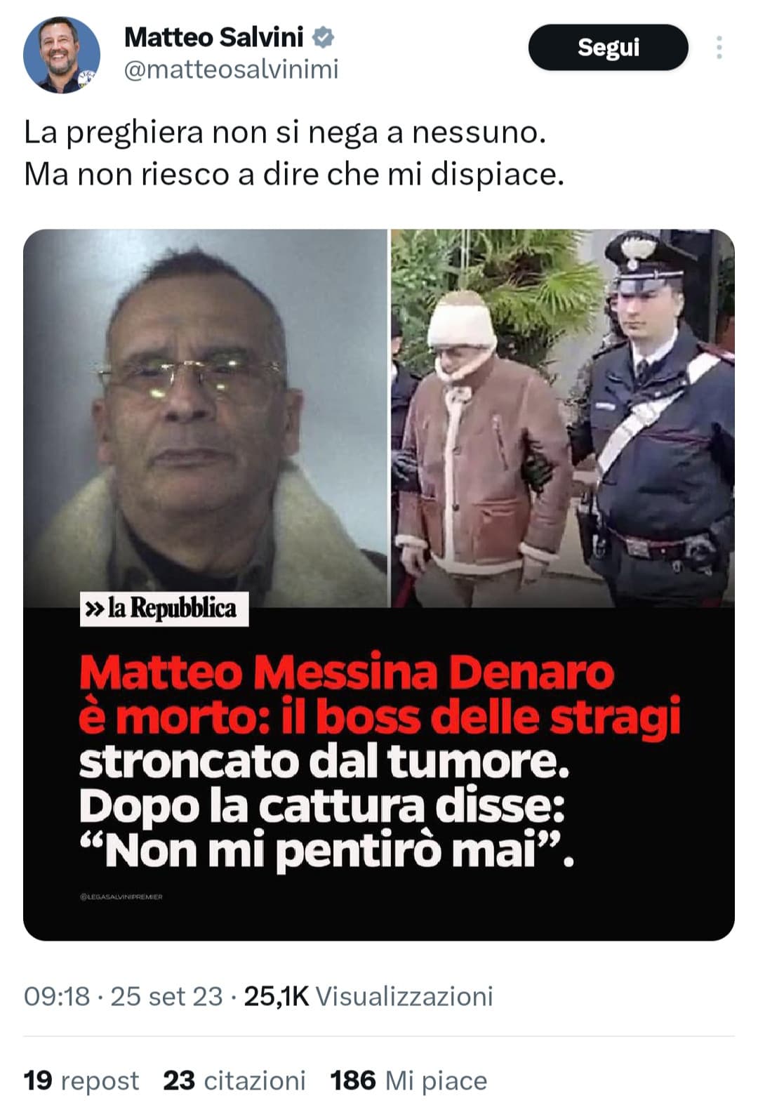 Non l'ha scritto davvero dai 