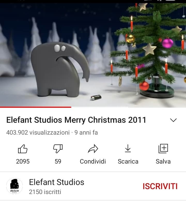 Pov: è il Natale del 2015 e tuo cugino Francesco ti ha appena mandato un video su whatsapp