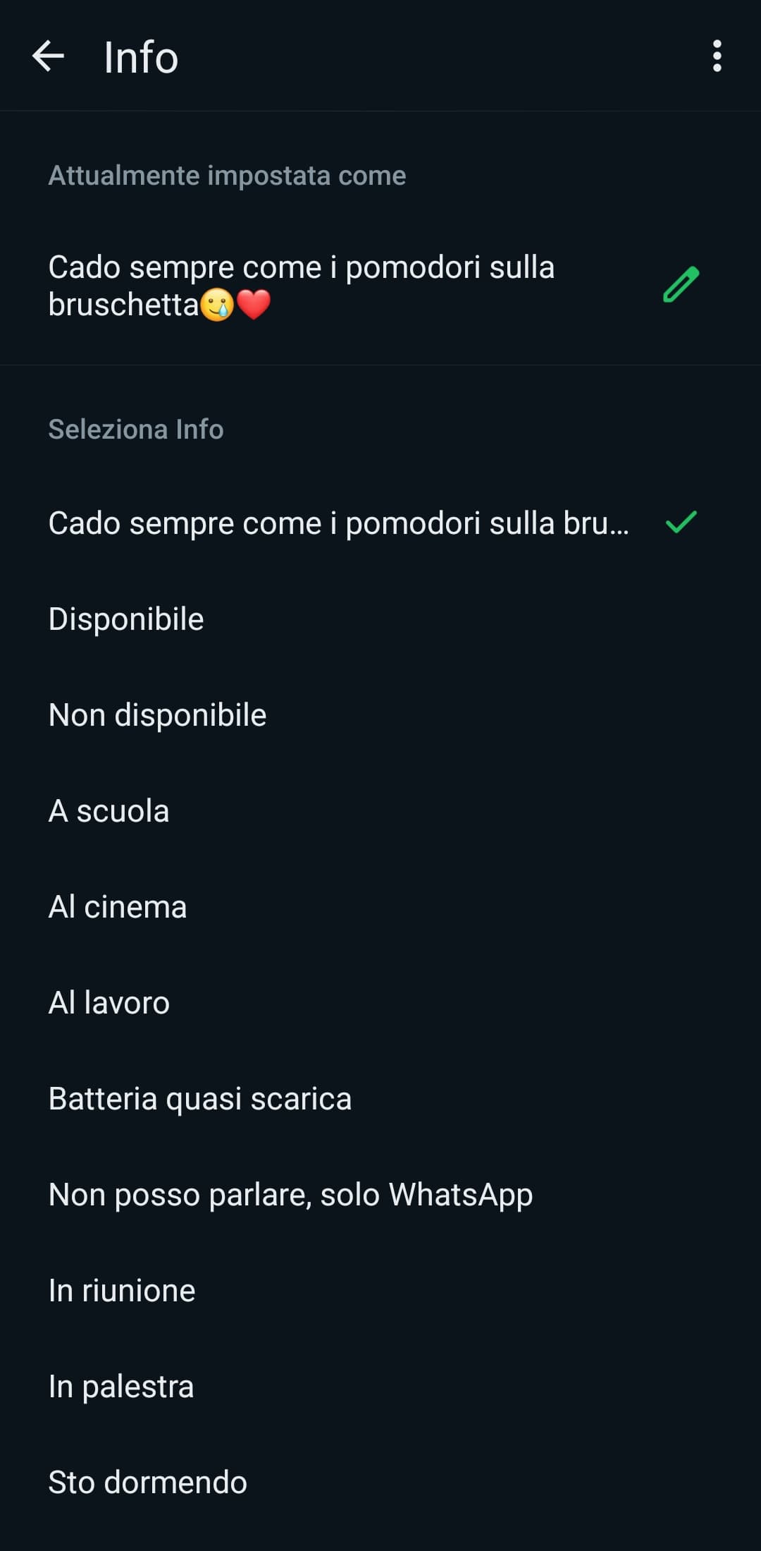 Io con la migliore bio di  whatsapp 