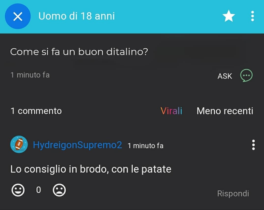 Queste sono le interazioni che amo