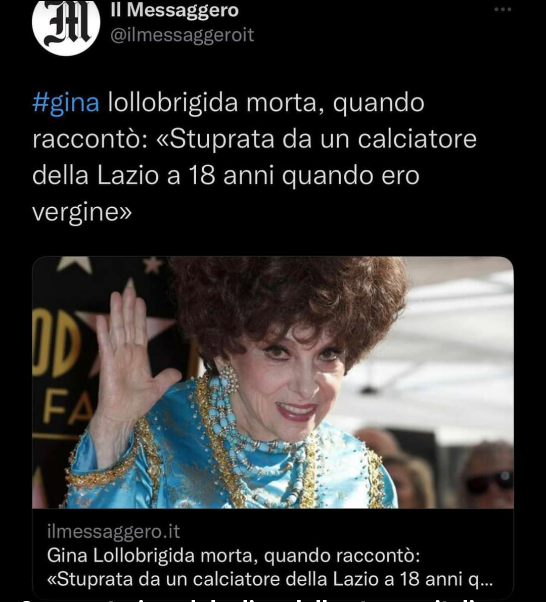 Chi è che non onora un morto ricordando quando fu stuprato?