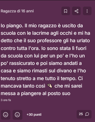 Questo mi avrebbe evitato di soffrire di depressione