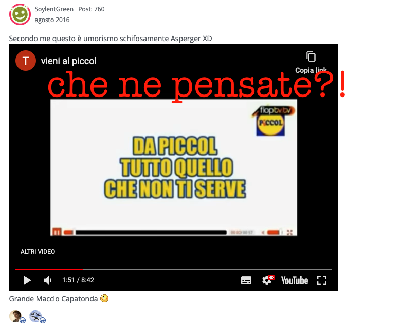 che ne pensate?!