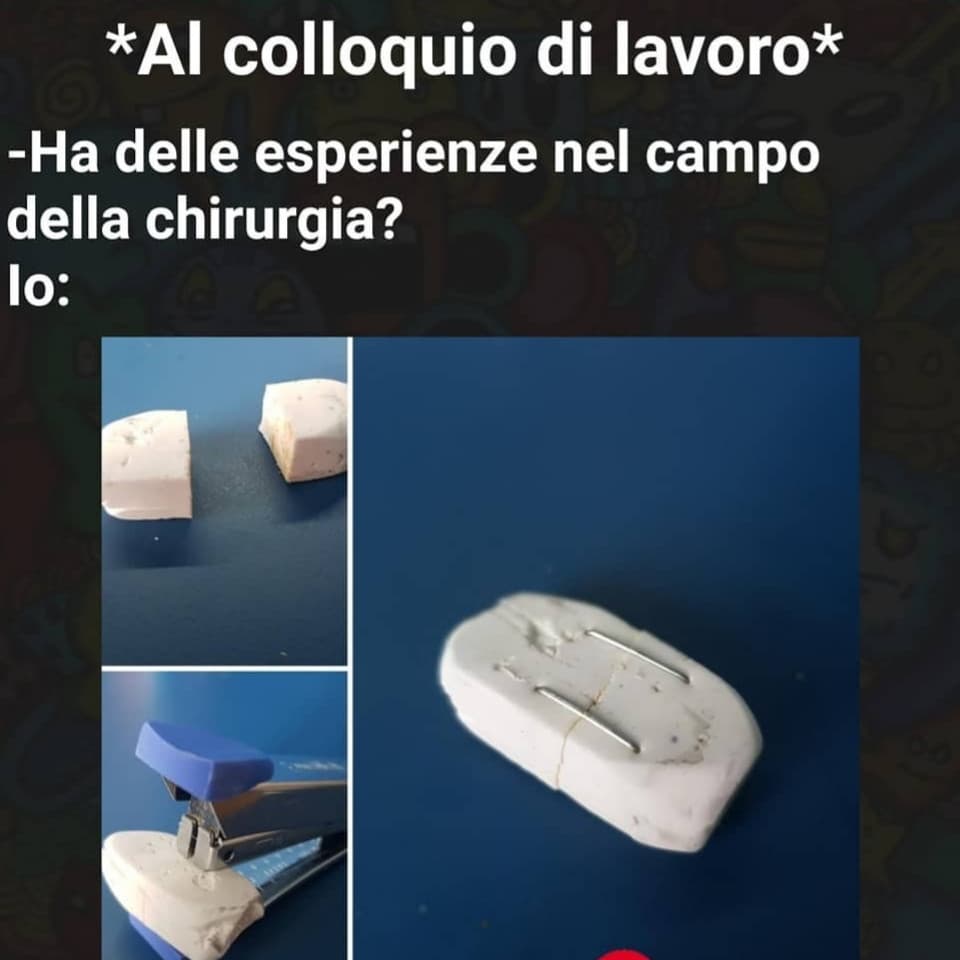 Io spezzavo anche le mine delle matite dentro e poi facevo finta di estrarre i proiettili ?