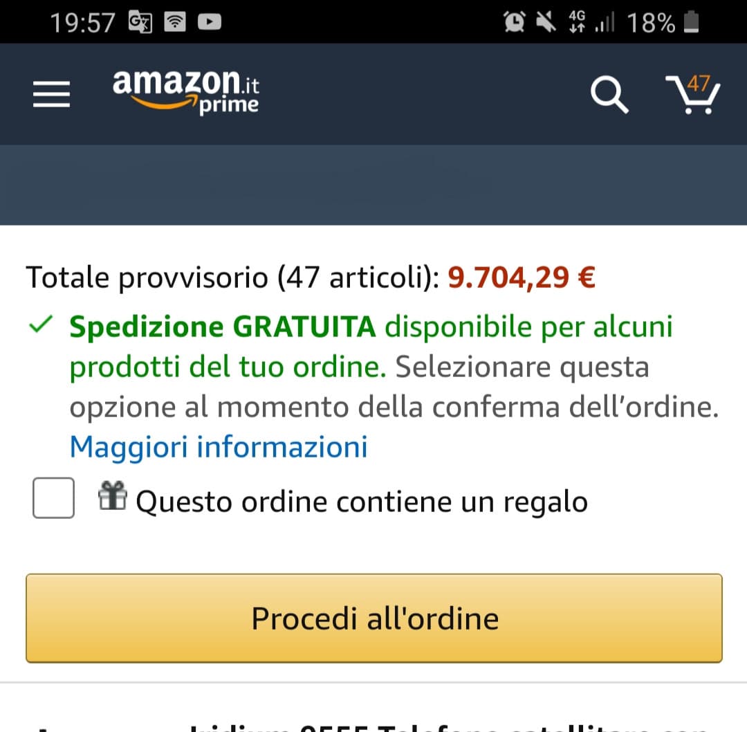 Io: "massí dai, facciamo qualche aquisto su amazon" *aggiunge cose a caso al carrello* Sempre io: "Ok forse ho esagerato"