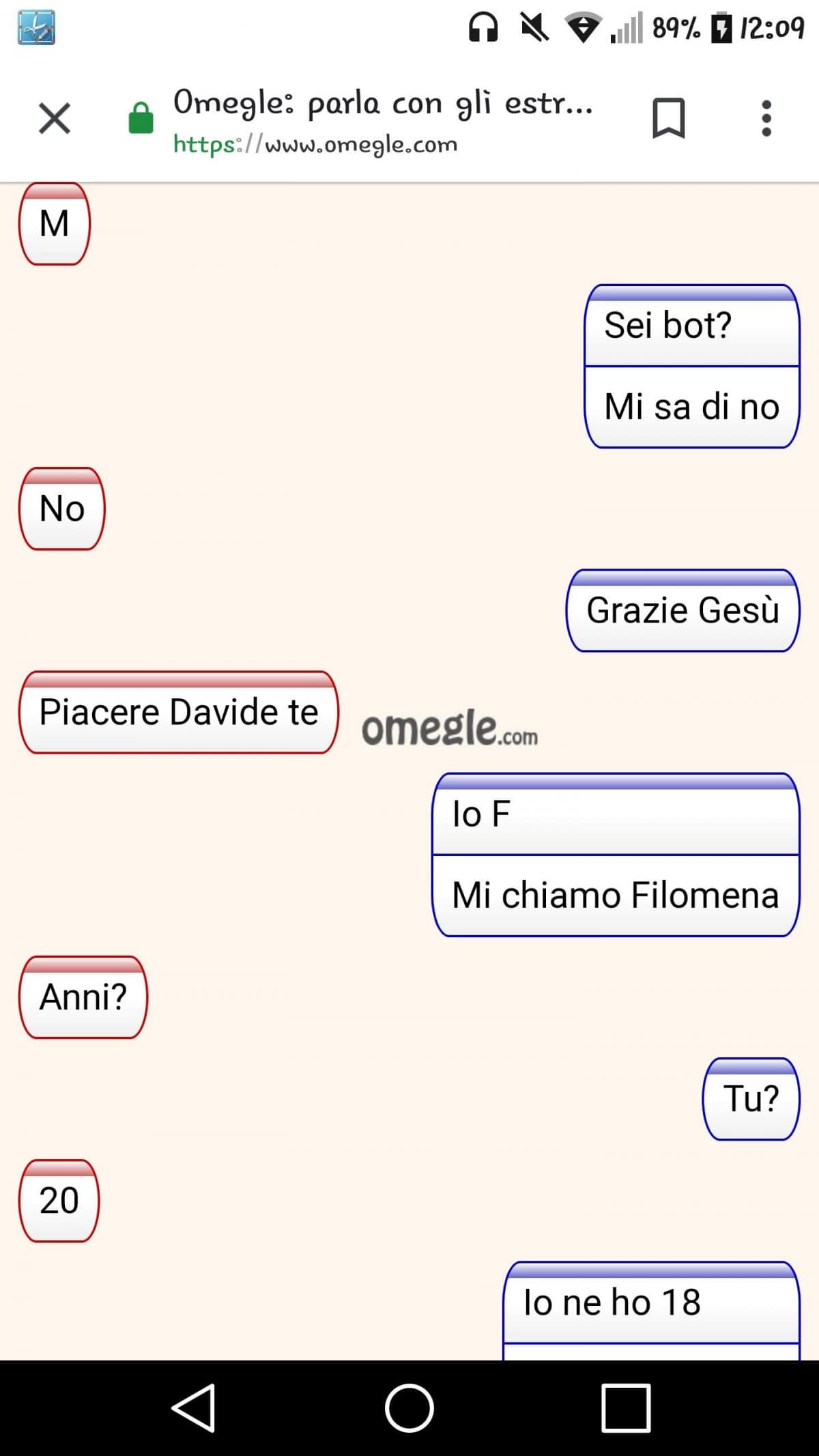 Oddio l'ultima frase è uscita benissimo ? ma dove la trovo tutta sta fantasia?