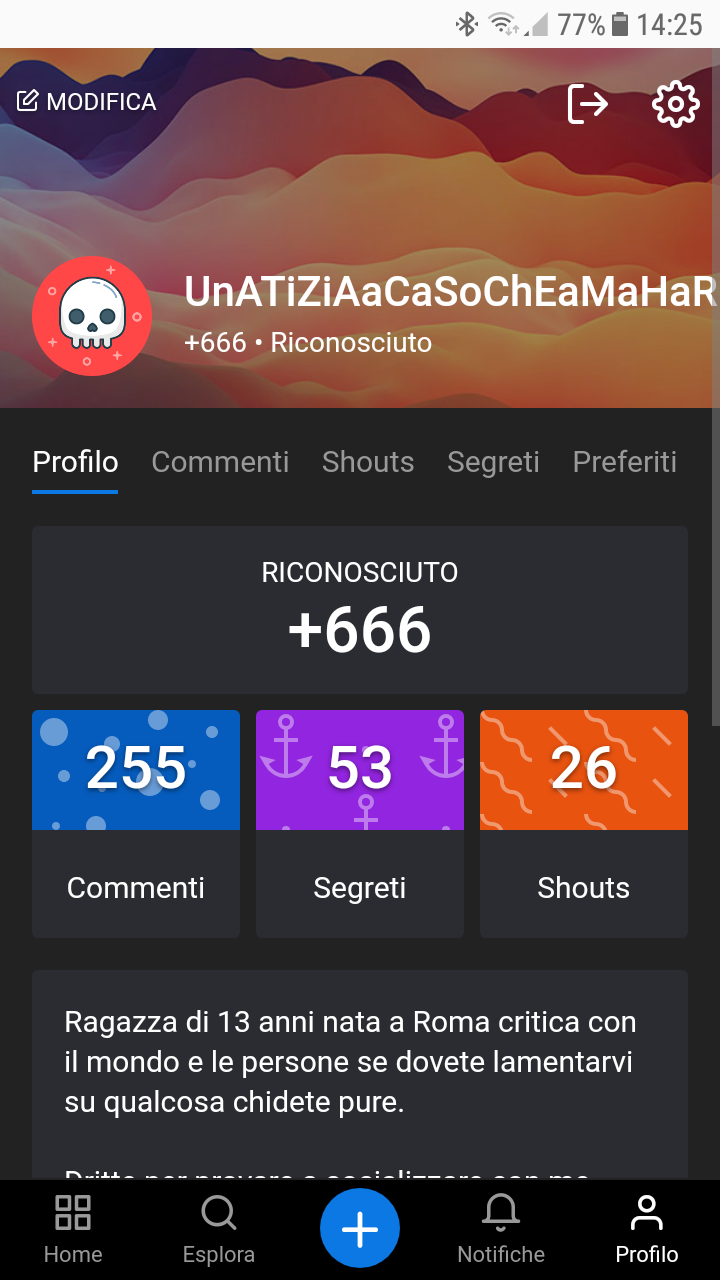 Il profilo satanico