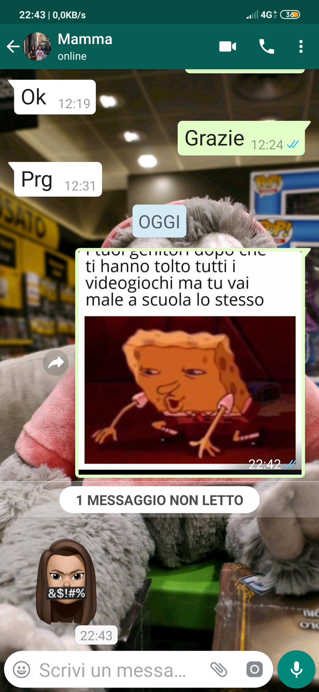 Mando un meme a mia mamma e a mio padre. Lë due reazioni sono completamente diverse (≧▽≦)