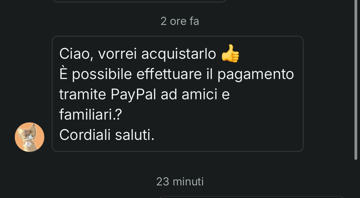 ci potrebbe essere una truffa di mezzo?